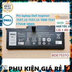 Pin Laptop Dell Inspiron 7537 58Wh Chính Hãng - Thay Thế Pin Đen Cho Laptop 7000 7537 - Phụ Kiện Giá Rẻ, Bảo Hành Tận Tâm
