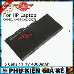 Pin Laptop HP EliteBook CM03XL - Thay thế cho 840, 840-G1, 840-G2, 740-G2, 745-G2, 750-G2, 755-G2, 845-G2, 850-G2 - 6 Cell, 70Wh