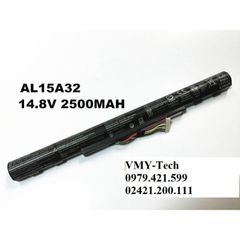 Pin Laptop Acer Aspire E5-473 E5-473T E5-473G E5-553G V3-574G V3-574T V3-574TG AL15A32 - Pin Chính Hãng 2500mAh 4 Cell 14.8V Mới 100%
