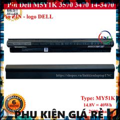 Pin Laptop Dell Zin M5Y1K Cho Latitude 3570 3560 3470 14-3470 Vostro Inspiron 3578 3478 3576 - Bảo Hành 6 Tháng, Dung Lượng 2600mAh