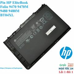 Pin Laptop HP EliteBook Folio 9470 9470M 9480 9480M BT04XL Zin Chính Hãng - Bảo Hành 100% Chất Lượng Cao