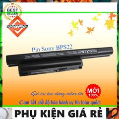 Pin Laptop Sony Vaio VGP-BPS22/22A/22B - Pin Li-ion 5200mAh, Bảo Hành 9 Tháng, Phụ Kiện Chính Hãng giá Rẻ
