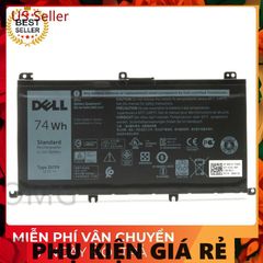 Pin Laptop Dell Inspiron 7557 7559 7566 7567 7759 357F9 Chính Hãng - Pin Zin Đen 74Wh, Thời Gian Sử Dụng Lâu Dài, Phụ Kiện Chất Lượng Cao
