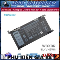 Pin Laptop Dell WDX0R FC92N 2JX4 3CRH3 - Linh Kiện Chính Hãng, Đen, 42w, Cho Vostro 5468, P75G - Thay Thế Pin Tin Cậy