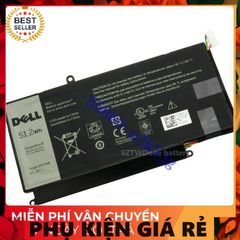 Pin Laptop Dell FC92N Vostro 5480 - Pin Chính Hãng 51.2Wh, Đen - Thay Thế Pin Dễ Dàng, Bảo Hành Chất Lượng