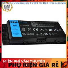 Pin Laptop Dell Precision M6800 M6700 M6600 - Pin Chính Hãng 97W - Bảo Hành 100% Mới, Đen