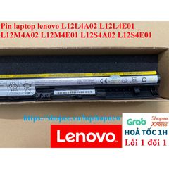 Pin Laptop Lenovo L12L4A02 L12L4E01 4 Cell - Pin Chính Hãng, Bảo Hành 100%, Phụ Kiện Laptop Đen, Thiết Bị Nâng Cao Hiệu Suất