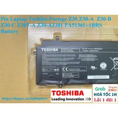 Pin Laptop Toshiba Portege Z30 Z30-A1 Z30-B Z30-C Z30T-A PA5136U-1BRS 14.8V 52Wh - Bảo Hành 5 Tháng, Sản Phẩm Mới 100%