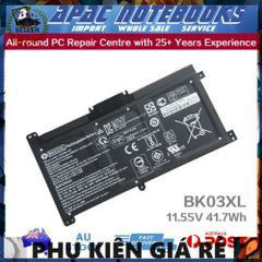 Pin Laptop Chính Hãng HP Pavilion x360 14m-ba, Dung Lượng 41.7Wh, Pin Li-ion BK03XL, Phụ Kiện Thay Thế Đảm Bảo Chất Lượng