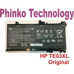 Pin HP Pavilion 15 UHD TE03XL Chính Hãng - Dung lượng 3000mAh, Thời gian sử dụng 2.5h-5.5h, Bảo hành 6 tháng