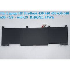 Pin Laptop HP ProBook 430 440 450 630 640 650 - G8 G9 RH03XL 45Wh - Linh Kiện Chính Hãng Bảo Hành 5 Tháng, Tình Trạng Mới 100%