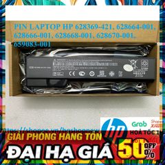Pin Laptop HP Chính Hãng 6 Cell - Tương Thích Mẫu 628369-421, 628664-001, 628666-001, 628668-001, 628670-001, 659083-001