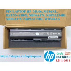Pin Laptop HP MU06, MU06XL, HSTNN-YB0X, Bảo Hành 100% - Linh Kiện Chính Hãng Giá Rẻ, Chất Lượng Cao