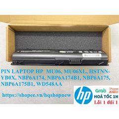 Pin Laptop HP MU06, MU06XL, HSTNN-YB0X, Bảo Hành 100% - Linh Kiện Chính Hãng Giá Rẻ, Chất Lượng Cao