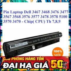 Pin Laptop Dell Inspiron M5Y1K 40Wh - Thay Thế Nguồn Năng Lượng Đáng Tin Cậy Cho Các Dòng 3458, 3468, 3467, 5551, 5555