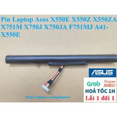 Pin Laptop Asus A41-X550E - 4 Cell, Mới 100%, Chuẩn Chất Lượng - Phụ Kiện Laptop X550E X550Z X751M X750J F751MJ