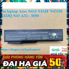 Pin Laptop Asus N43J N43JF N43JM N43JQ N43 A32 - Pin Chính Hãng 6 Cell Mới 100%, Bảo Hành Đổi Mới 100%