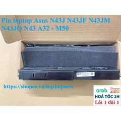 Pin Laptop Asus N43J N43JF N43JM N43JQ N43 A32 - Pin Chính Hãng 6 Cell Mới 100%, Bảo Hành Đổi Mới 100%