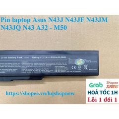 Pin Laptop Asus N43J N43JF N43JM N43JQ N43 A32 - Pin Chính Hãng 6 Cell Mới 100%, Bảo Hành Đổi Mới 100%
