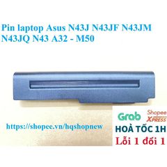 Pin Laptop Asus N43J N43JF N43JM N43JQ N43 A32 - Pin Chính Hãng 6 Cell Mới 100%, Bảo Hành Đổi Mới 100%