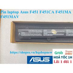Pin Laptop Asus F451 F451CA F451MA F451MAV - Pin Mới 100%, Bảo Hành Chất Lượng, 4 Cell, Màu Đen, Linh Kiện Chính Hãng