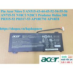 Pin Laptop Acer Nitro 5 AN515-43-44-45-52-56, AN715-51, Predator Helios 300 PH315-52 - Hàng Mới 100%, Bảo Hành Nhanh Chóng