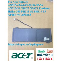 Pin Laptop Acer Nitro 5 AN515-43-44-45-52-56, AN715-51, Predator Helios 300 PH315-52 - Hàng Mới 100%, Bảo Hành Nhanh Chóng