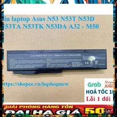 Pin Laptop Asus A32 - M50 6 Cell Đen, Phụ Kiện Chất Lượng, Bảo Hành Nhanh, Pin Mới 100% Cho N53 N53T N53D N53TA N53TK N53DA