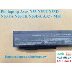 Pin Laptop Asus A32 - M50 6 Cell Đen, Phụ Kiện Chất Lượng, Bảo Hành Nhanh, Pin Mới 100% Cho N53 N53T N53D N53TA N53TK N53DA