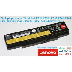 Pin Laptop Lenovo ThinkPad E550 E550c E555 E560 E565 6 Cell Chính Hãng - Thay Thế Pin 45N1758 45N1760 45N1761 45N1762 45N1763