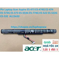 Pin Laptop Chính Hãng Acer Aspire E5-473 E5-474G E5-573G AL15A32 - Bảo Hành 100% - Pin Mới 100% Thiết Bị Phụ Kiện Số