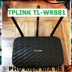 Bộ Phát Wifi TP-Link TL-WR881 3 Râu Xuyên Tường, Tốc Độ Cao 450Mbps - Phụ Kiện Giá Rẻ, Hàng đã qua sử dụng, Hiệu Năng Tốt