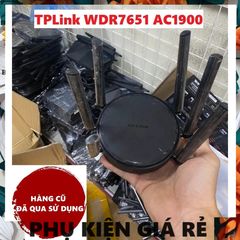 Bộ Phát Router WiFi 6 TP-Link WDR7651 AC1900 Băng Tần Kép - Tốc Độ Cao, Hỗ Trợ MESH và Bảo Mật Mạnh Mẽ (Đã Qua Sử Dụng)