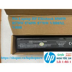 Pin Laptop HP Elitebook 8560W 8570W 8760W 8770W - Pin 8 Cell Chính Hãng VH08XL VH08 Mới 100%