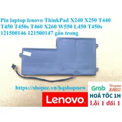 Pin Laptop Lenovo ThinkPad X240 X250 T440 T450 T450s T460 X260 W550 L450 - Pin Li-ion 24Wh, Mới 100%, Bảo Hành 6 Tháng