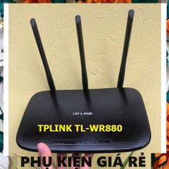 Bộ Phát Wifi TPLink TL-WR880 Xuyên Tường 3 Râu - Tốc Độ 450Mbps, Phụ Kiện Giá Rẻ, Đã Qua Sử Dụng, Kết Nối Mạng Ổn Định