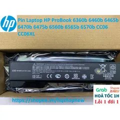 Pin Laptop HP ProBook 6360b 6460b 6465b 6470b 6475b 6560b 6565b 6570b - 6 Cell, Chính Hãng, Bảo Hành 100%