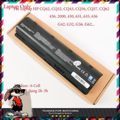 Pin Laptop HP 5200mAh 6 Cell Li-ion - Thay thế cho CQ32, CQ42, CQ43, CQ56, CQ57, CQ62, G32, G42, G56, G62, 2000, 430, CQ72