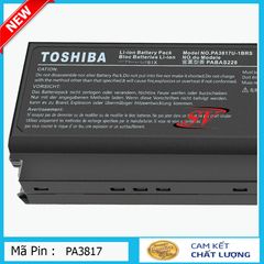 Pin Laptop Toshiba 3817 PA3817U - 6 Cell 5200mAh 11.1V Thay Thế cho C640 L510 L645 L655 L730 A665 - Bảo Hành 9 Tháng