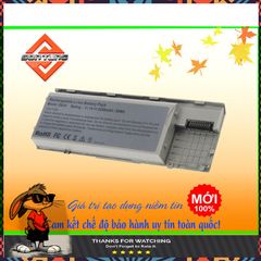 Pin Laptop DELL D620 - 6 CELL 5600mAh Li-Ion cho Latitude D620 D630 D631 D640 PC764 - Bảo Hành 09 Tháng