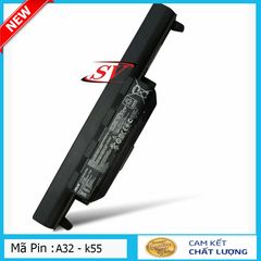 Pin Laptop ASUS A32-K55 K45 K55 X45A X55A A55 R400 R500 6 Cell 4400-5200mAh Thay Thế Chính Hãng, Bảo Hành 9 Tháng