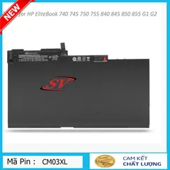 Pin Laptop HP EliteBook 840, Pin Zin CM03XL Thay Thế cho 840-G1, 840-G2, 740-G2, 745-G2, 750-G2 - Bảo Hành 6 Tháng