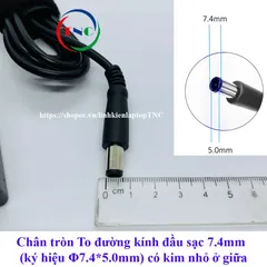 Sạc Dell 65W 19.5V 3.34A Chân Kim To (Φ7.4mm) - Adapter Chính Hãng Cao Cấp, Tương Thích Nhiều Dòng Laptop
