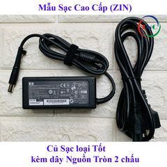 Sạc Laptop HP Chính Hãng 18.5V - 3.5A Chân Tròn To Kim Nhỏ - Adapter ZIN Bảo Hành 12 Tháng
