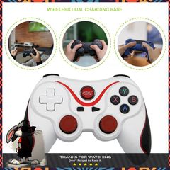 Tay Cầm Chơi Game Bluetooth Terios X3 Không Dây - Hỗ Trợ Smartphone, PC, Gamepad Nổi Bật Màu Trắng, Tương Thích Android, Windows