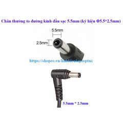 Sạc Laptop Asus ZIN 19V 3.42A 65W - Chân to 5.5mm, Phụ kiện chất lượng, Bảo hành 12 tháng