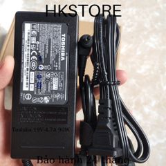 Sạc Laptop Toshiba 19V-4.7A 90W - Adapter Chính Hãng Cho Các Dòng L640, C650, A200, R700 - Bảo Hành 24 Tháng