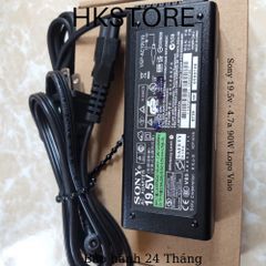 Sạc Laptop Sony 19.5V 3.9A 75W Chất Lượng Cao - Hàng Chính Hãng Logo Vaio Bảo Hành 24 Tháng