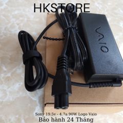 Sạc Laptop Sony 19.5V 3.9A 75W Chất Lượng Cao - Hàng Chính Hãng Logo Vaio Bảo Hành 24 Tháng