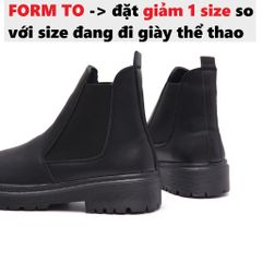 Giày Da Nam Chelsea Classic Tăng Chiều Cao 4.5cm - Thời Trang Dễ Phối Đồ, Bốt Cao Cấp Chính Hãng